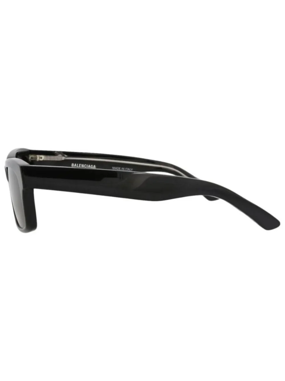 New Balenciaga Mens Square/Rectangle Black Black Grey Fashion Designer Sunglasse